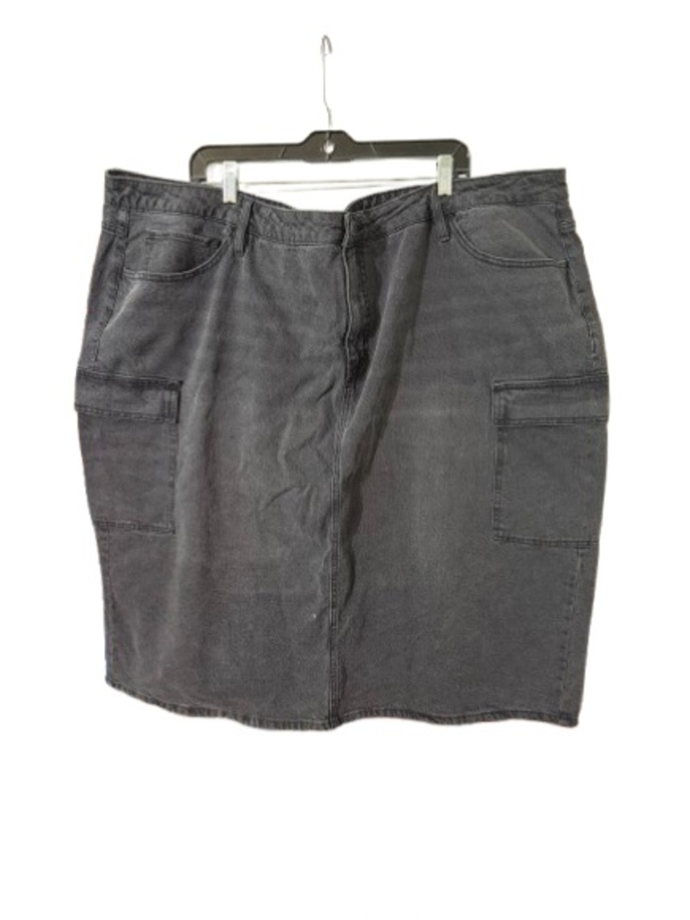 Ava & Viv Black Cargo Pencil Skirt